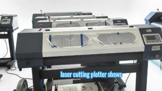 laser cutting plotter shows 