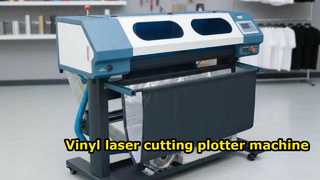 Vinyl laser cutting plotter machine